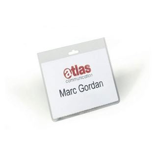 DURABLE Namensschild, oben geschlossen, ohne Clip