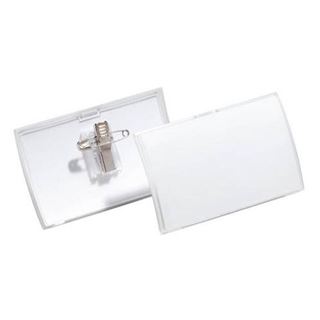 DURABLE Namensschild Click Fold, mit Kombiklemme, 90 x 54 mm