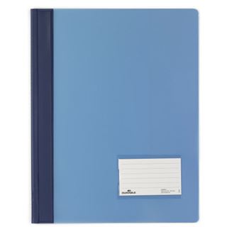 DURABLE Schnellhefter DURALUX, DIN A4, blau-transluzent