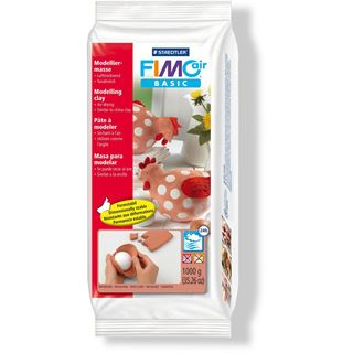 FIMO air BASIC Modelliermasse, lufthärtend, weiß, 1.000 g