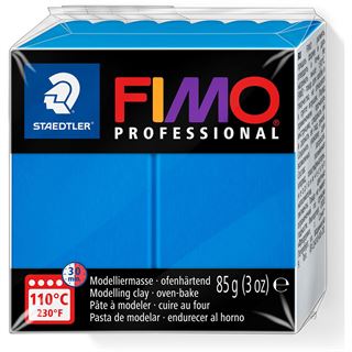 FIMO PROFESSIONAL Modelliermasse, ofenhärtend, echtblau,85 g