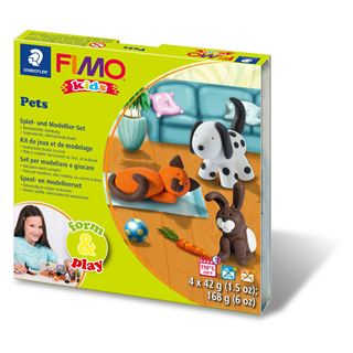 FIMO kids Modellier-Set Form & Play "Pet", Level 1