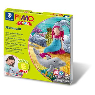 FIMO kids Modellier-Set Form & Play "Mermaid", Level 3