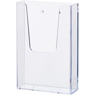 helit Wand-Prospekthalter, 1/3 DIN A4, transparent
