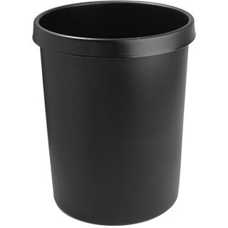 helit Gross-Papierkorb, 45 Liter, PE, schwarz