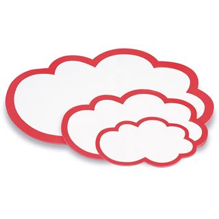 magnetoplan Moderationskarten Wolken, 430 x 265 mm