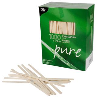 PAPSTAR R&uuml;hrst&auml;bchen "pure", L&auml;nge, 178 mm,