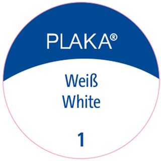 Pelikan Plaka, weiß (Nr. 1), Inhalt: 50 ml im Glas