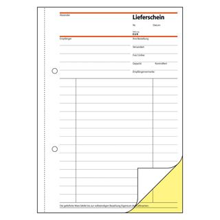 sigel Formularbuch "Lieferschein mit Empfangsschein", A5,