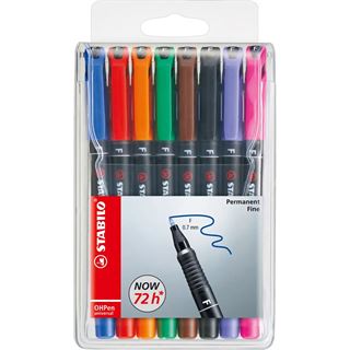 STABILO Folienstift OHPen universal, permanent, 8er Etui (842/8)
