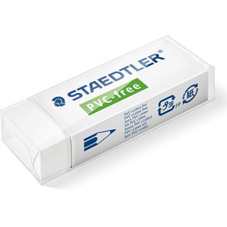 STAEDTLER Radierer B20, PVC-frei, wei&szlig;