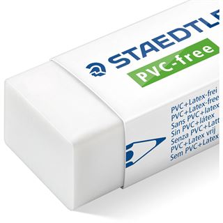 STAEDTLER Radierer B30, PVC-frei, weiß