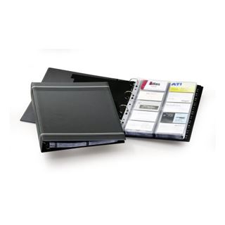 DURABLE Visitenkarten-Ringbuch VISIFIX, DIN A4, anthrazit