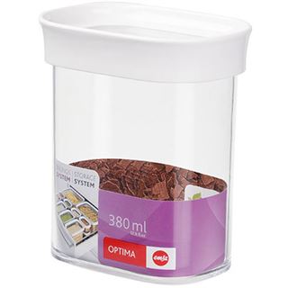 emsa Trockenvorratsdose OPTIMA, 0,38 Liter, trans / wei&szlig;