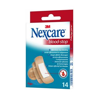 3M Nexcare Blood-Stop Pflaster, 14 Streifen sortiert