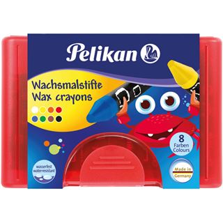 Pelikan Wachsmaler dick 665/8, rund, wasserfest