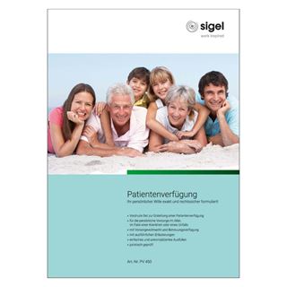 sigel Vordruck-Set "Patientenverf&uuml;gung", DIN A4