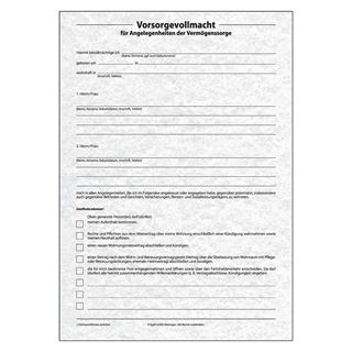 sigel Vordruck-Set "Patientenverf&uuml;gung", DIN A4