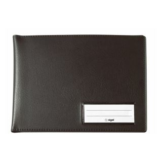 sigel Einband f&uuml;r Formularbuch, DIN A6 quer, in Lederoptik