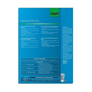 sigel Inkjet-Papier, DIN A4, 120 g/qm, hochweiß, matt