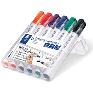 STAEDTLER Lumocolor Whiteboard-Marker 351, 6er Etui