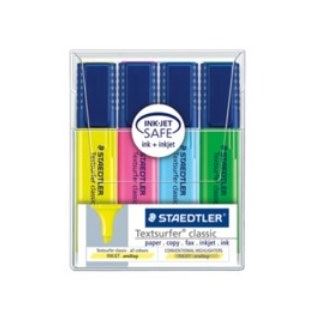 STAEDTLER Textmarker "Textsurfer classic", 4er Etui