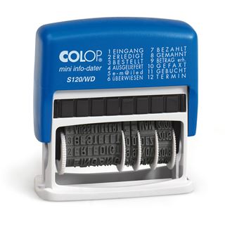 COLOP Wortbandstempel Mini Dater S120/WD, mit Datum