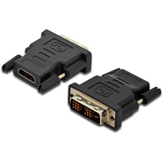 Digitus DVI-D Kupplung Single Link DVI 18+1 Stecker auf HDMI-Buchse