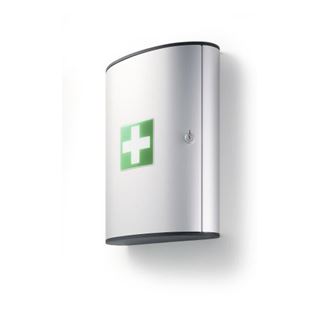 DURABLE FIRST AID SET L, Design-Erste-Hilfe-Kasten, silber