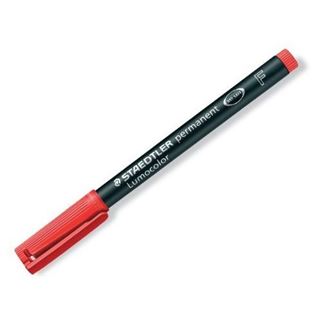 STAEDTLER Lumocolor Permanent-Marker 318F, rot