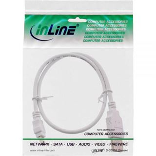 (&euro;7,80*/1m) 0.50m InLine USB2.0 Anschlusskabel USB A Stecker auf