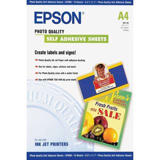 Epson Photo Quality Inkjet Papier selbstklebend Inkjetpapier 29.7x21