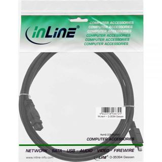 (€4,39*/1m) 1.80m InLine FireWire800 Adapterkabel 4pol Stecker