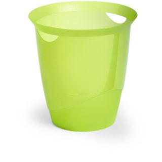 Durable Papierkorb TREND 16 Liter, lindgr&uuml;n transluzent