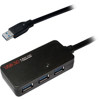 Logilink USB 3.0 Active Repeater Cable w.4-port Hub, 10m