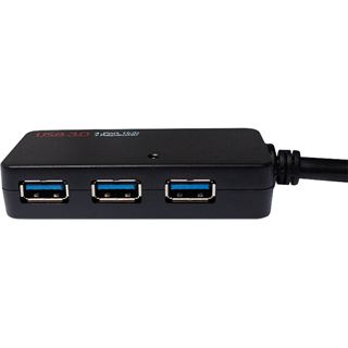 Logilink USB 3.0 Active Repeater Cable w.4-port Hub, 10m