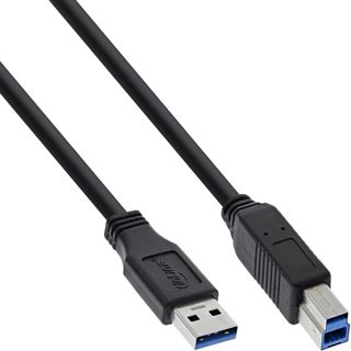 (&euro;9,80*/1m) 0.50m InLine USB3.0 Anschlusskabel USB A Stecker auf