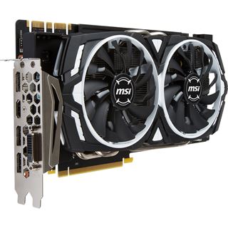 8GB MSI GeForce GTX 1070 Armor 8G OC Edition Aktiv PCIe 3.0 x16