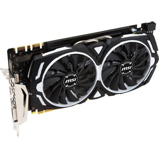 8GB MSI GeForce GTX 1070 Armor 8G OC Edition Aktiv PCIe 3.0 x16