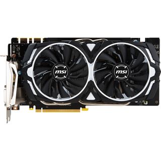 8GB MSI GeForce GTX 1070 Armor 8G OC Edition Aktiv PCIe 3.0 x16