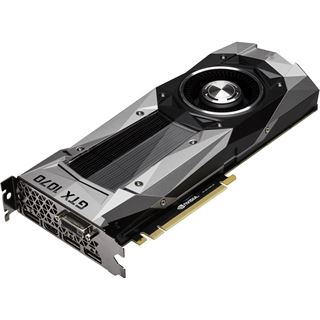 8GB Asus GeForce GTX 1070 Founders Edition Aktiv PCIe 3.0 x16 (Retail)
