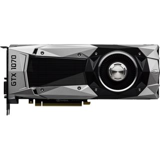 8GB Asus GeForce GTX 1070 Founders Edition Aktiv PCIe 3.0 x16 (Retail)