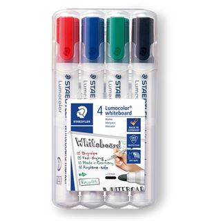 STAEDTLER Lumocolor Whiteboard-Marker 351, 4er Etui