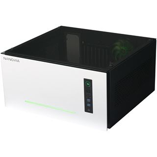 Nanoxia Project S mit Sichtfenster Midi Tower ohne Netzteil silber