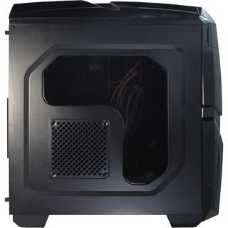 Inter-Tech Q2 Illuminator mit Sichtfenster Midi Tower ohne Netzteil