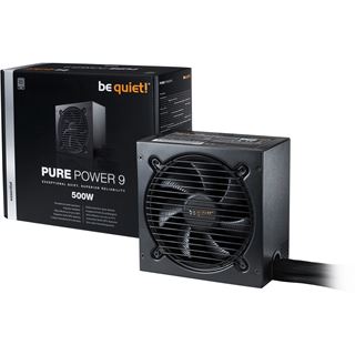 500 Watt be quiet! Pure Power 9 Non-Modular 80+ Silver