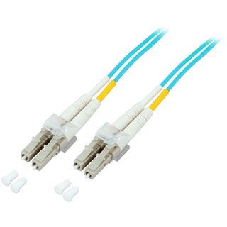 (&euro;17,80*/1m) 0.50m EFB Elektronik LWL Duplex Patchkabel OM3 LC