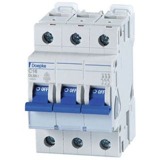 DOEPKE Leitungsschutzschalter C 32A 3p 400V 10kA 3TE UC 50Hz IP20