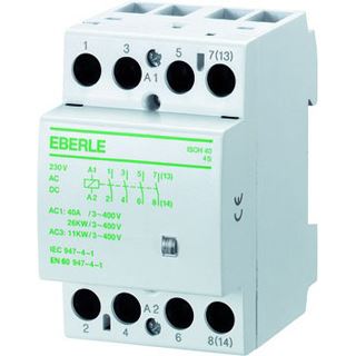 EBERLE Installationsschütz 40A 440V/AC 3TE 230-240V/UC 4S