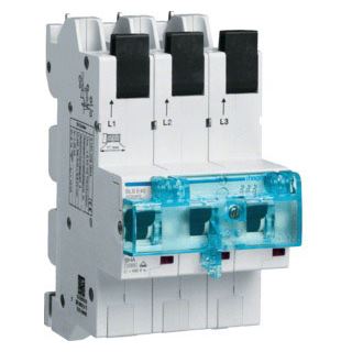 Hager SLS-Schalter E 3p Sammelschien 40A 230V 690V/Ui 25kA 6kV Gr:2